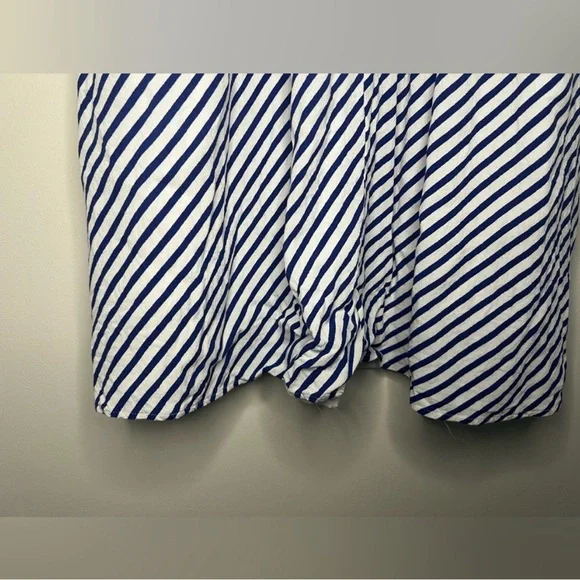 Loft - Blue and White Striped Dress - Size 0 - Picture 6 of 9